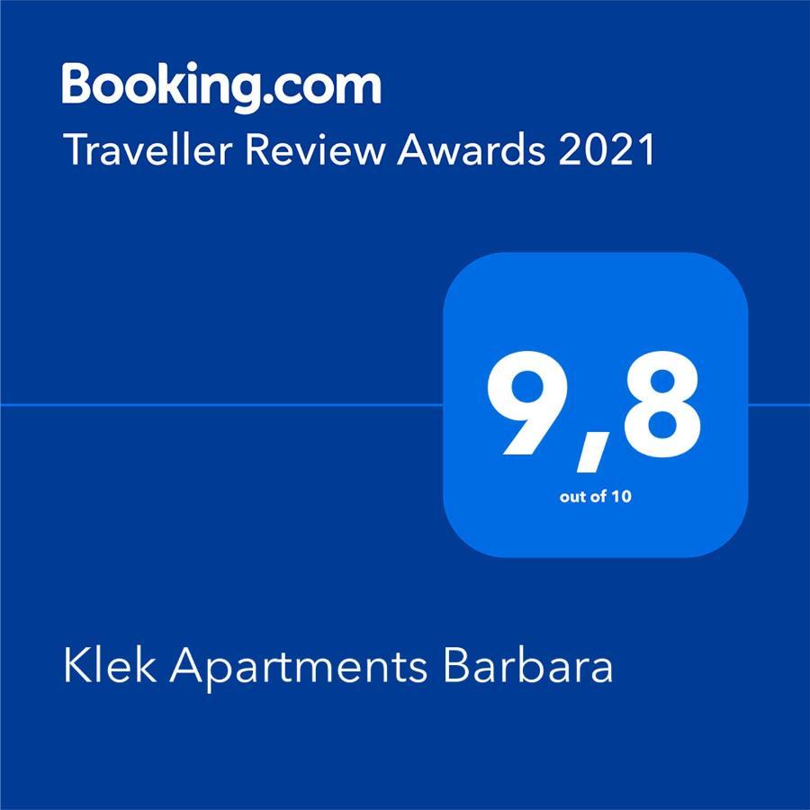 Klek Apartments Barbara Екстериор снимка